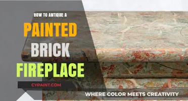 Antiquing Your Painted Brick Fireplace: A Step-by-Step DIY Guide