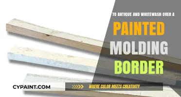 Antique & Whitewash Techniques for Painted Molding Borders
