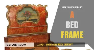 Transform Your Bed Frame: A Step-by-Step Guide to Antique Painting