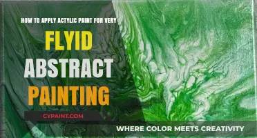 Mastering Fluid Abstract Art: Acrylic Paint Application Techniques Revealed