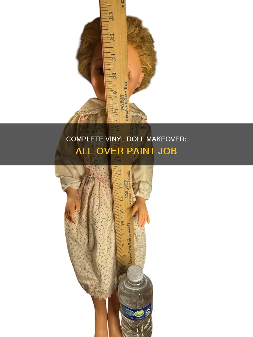 how to apply all over paint on vinyl dolls