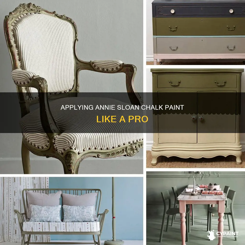 how to apply annie sloan chaulk paint and fo