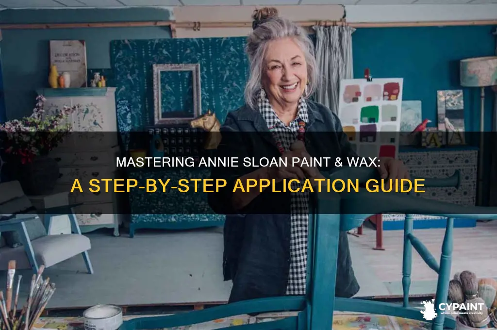 how to apply annie sloan paint and wax