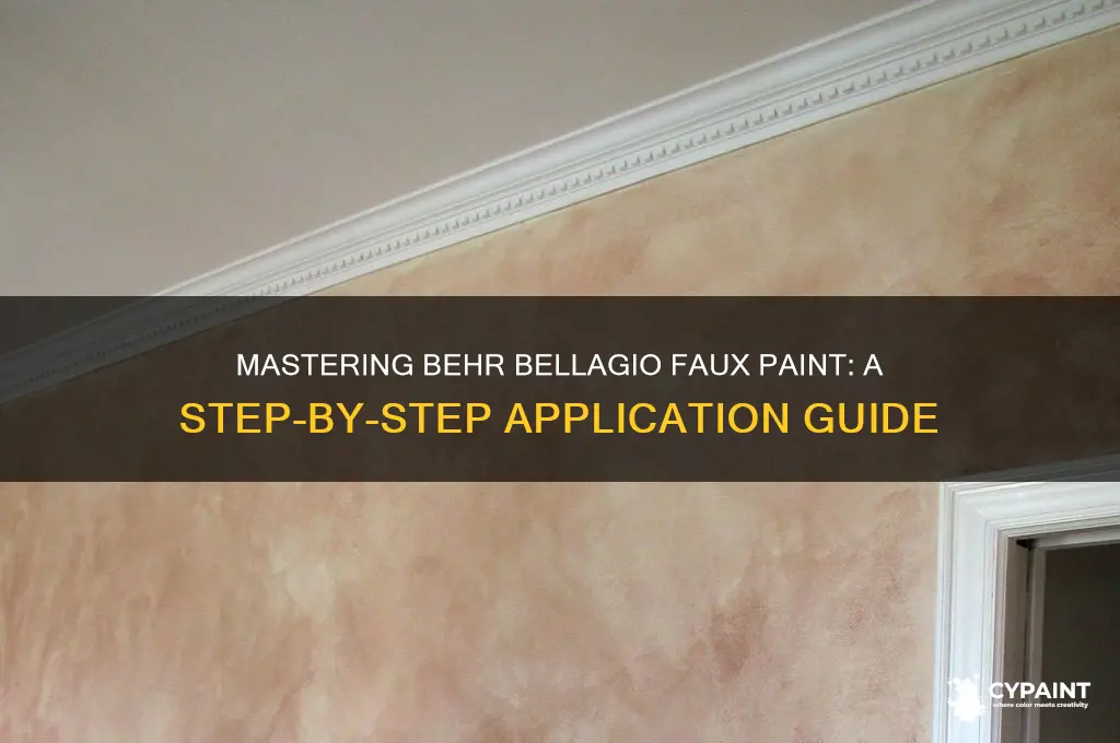 how to apply behr bellagio faux paint