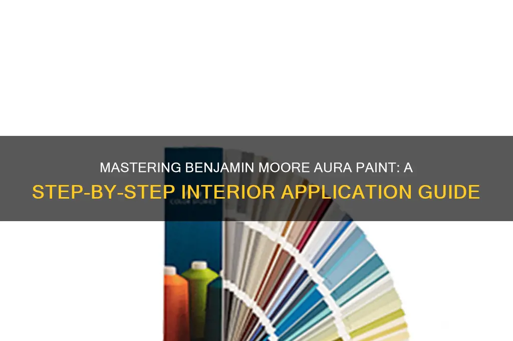 how to apply benjamin moore interior aura paint