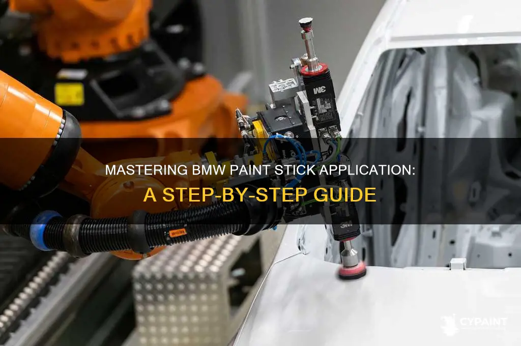 how to apply bmw paint stick set