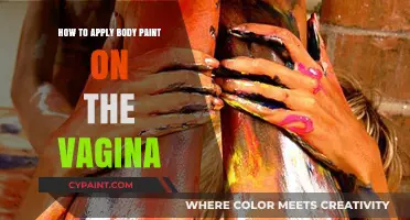Creative Intimate Art: A Guide to Applying Body Paint on the Vagina