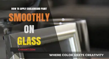 Mastering Smooth Chalkboard Paint Application on Glass Surfaces