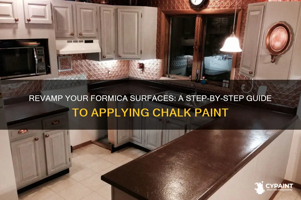 how to apply cualk paint to formica