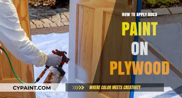 Mastering Duco Paint Application on Plywood: A Step-by-Step Guide