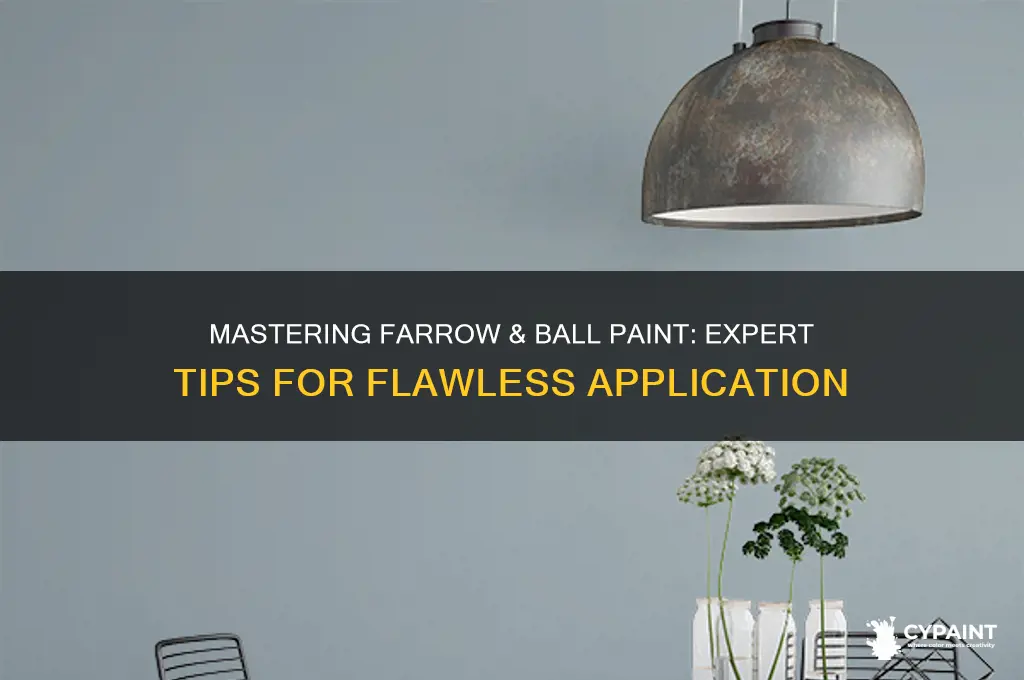 how to apply farrow and ball paint