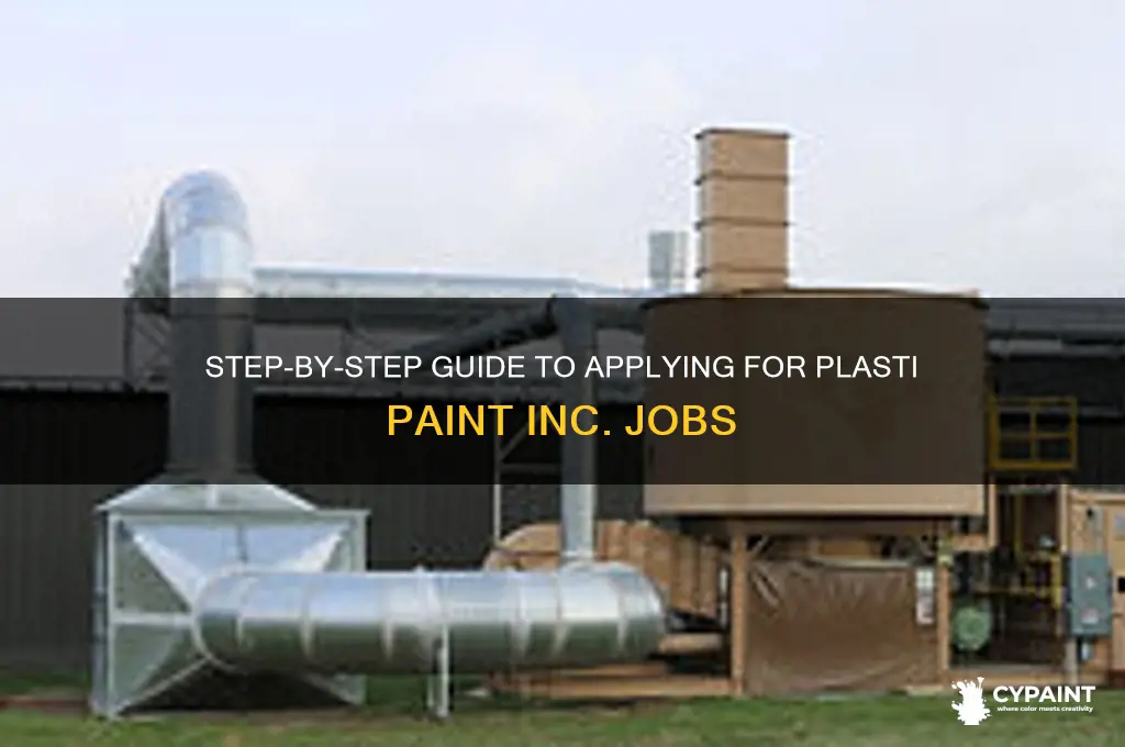 how to apply for plasti paint inc