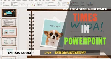 Format Painter: Applying Multiple Times in PowerPoint