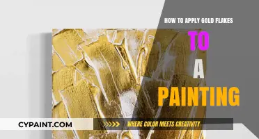 Enhance Your Art: Applying Gold Flakes to Paintings Step-by-Step