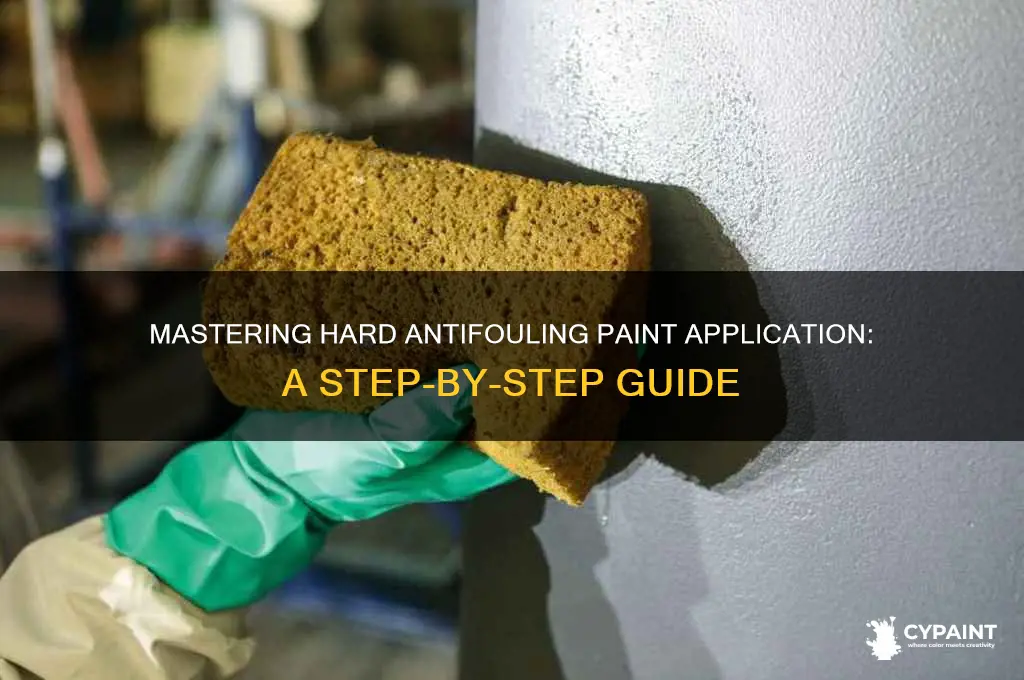 how to apply hard ote bottom paint