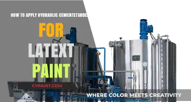 Applying Hydraulic Cement Retarder for Latex Paint: A Step-by-Step Guide
