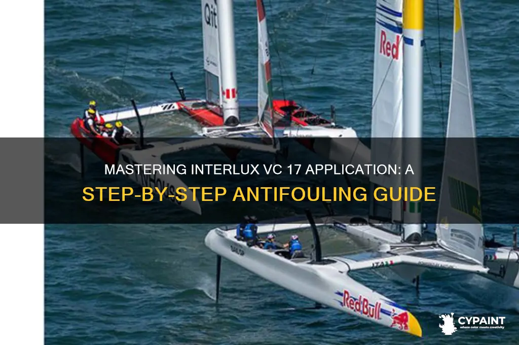 how to apply interlux vc 17 antifouling paint