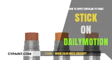 Applying Kryolan TV Paint Stick: A Step-by-Step Guide