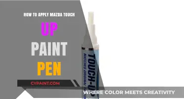 Easy Steps to Apply Mazda Touch Up Paint Pen Perfectly