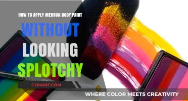 Master Mehron Body Paint: Avoid the Splotch