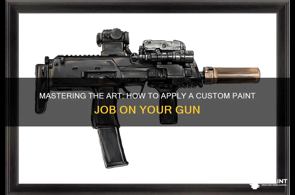 how to apply paint job on a gun