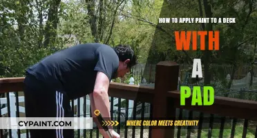 Effortless Deck Painting: Master Pad Application for a Smooth Finish