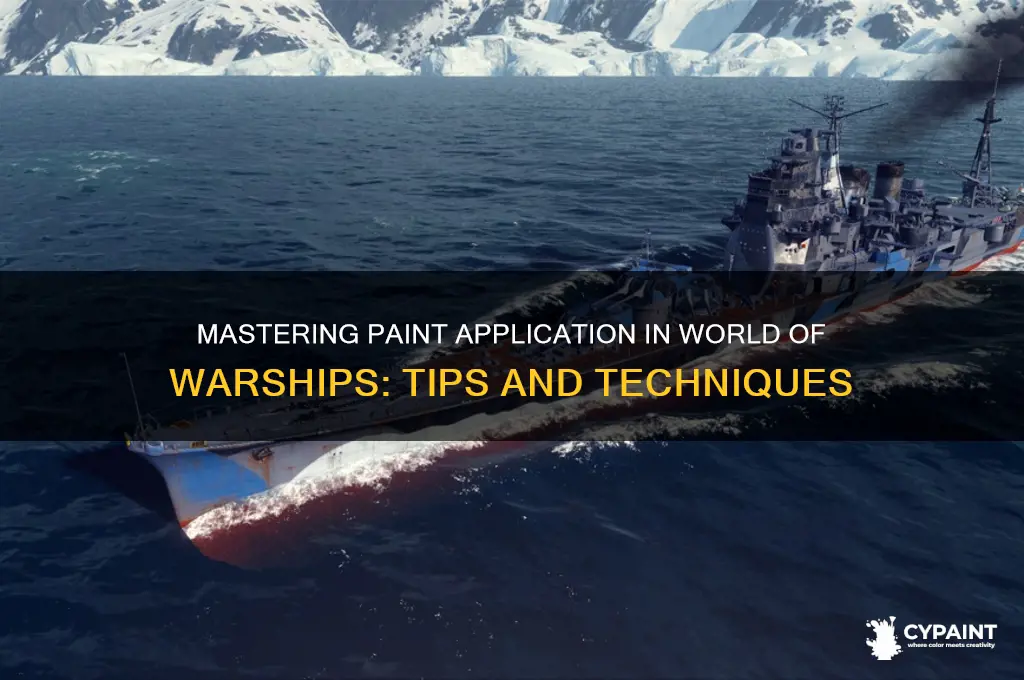 how to apply paint world of warships