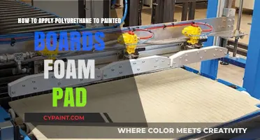Applying Polyurethane: Foam Pad Techniques for Painted Boards