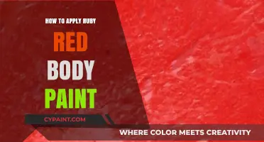Mastering Ruby Red Body Paint: Tips for Flawless Application