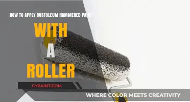 Applying Rust-Oleum Hammered Paint: A Roller Guide
