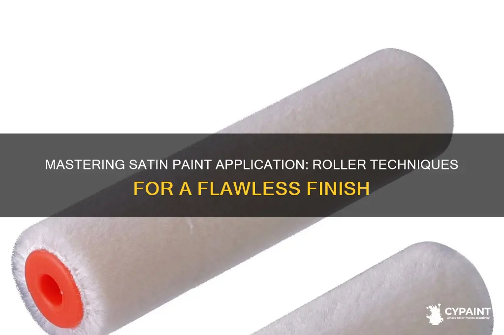 how to apply satin paint with a roller