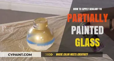 Applying Sealant to Partially Painted Glass: A Step-by-Step Guide
