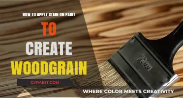 Creating Woodgrain: Staining Techniques for Painted Surfaces