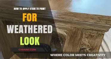 Creating a Weathered Look: Staining Paint Techniques