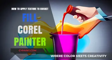 Applying Textures with Bucket Fill in Corel Painter