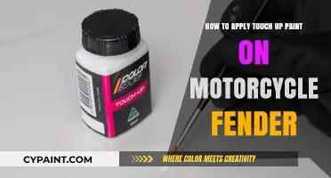 Touch-Up Paint: Revive Your Motorcycle Fender
