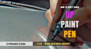 Mastering Touch-Up Paint Pen Application: A Step-by-Step Guide