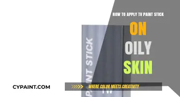 Applying TV Paint Stick on Oily Skin: A Step-by-Step Guide