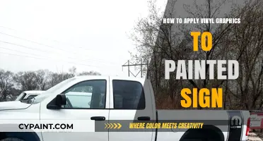 Mastering Vinyl Graphics Application on Painted Signs: A Step-by-Step Guide