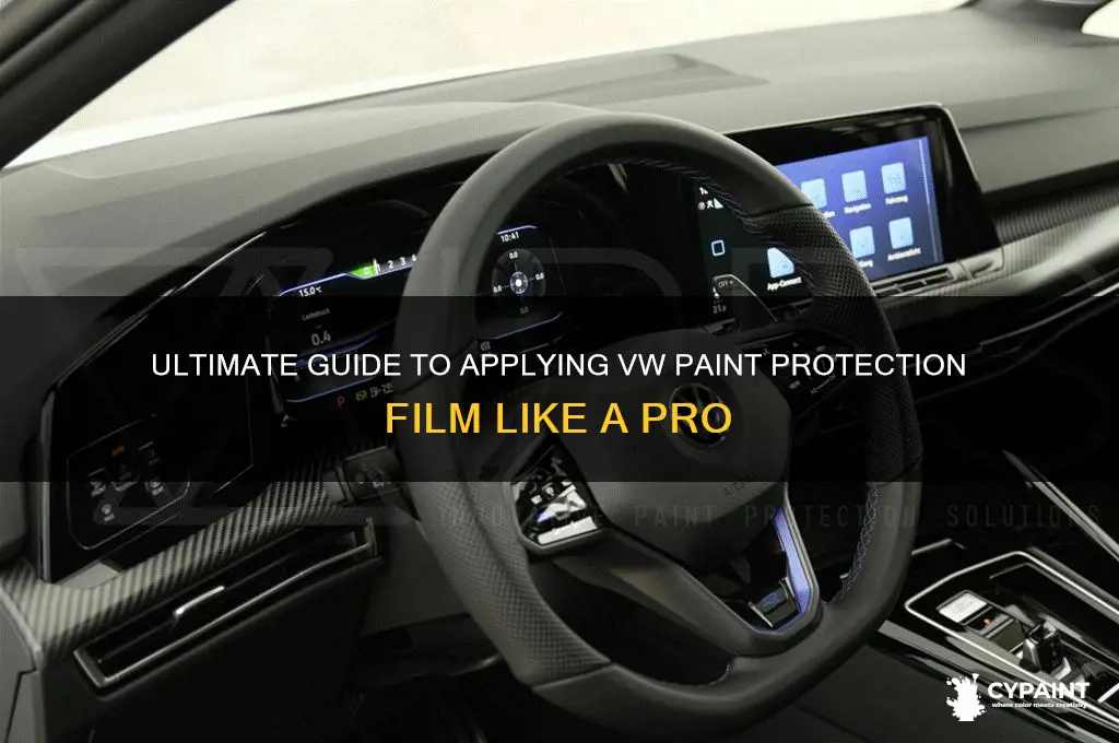 how to apply vw paint protection film