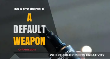 Customizing Default Weapons: Applying War Paint Like a Pro