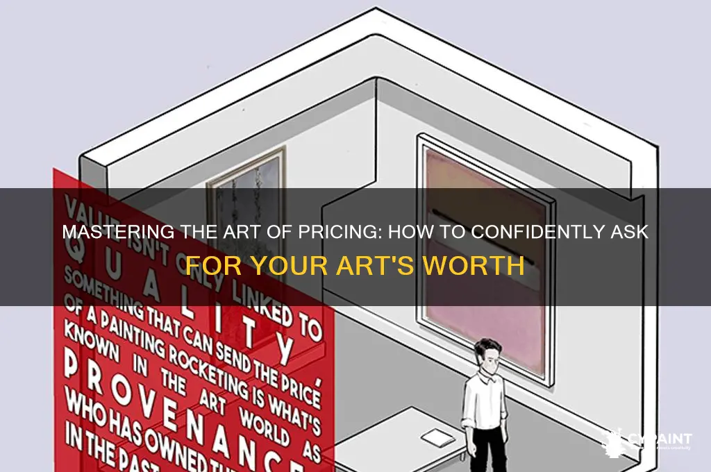 how to ask for price for art painting