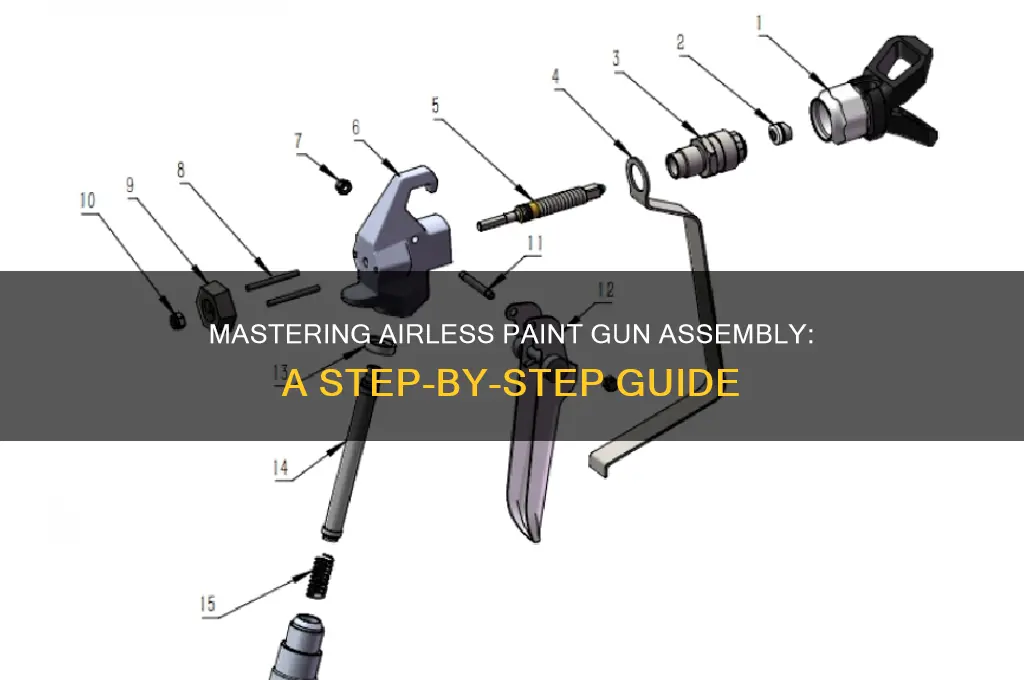 how to assemble an airless paint gun