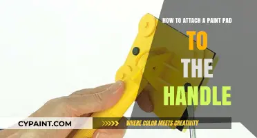 Attaching Paint Pads: Handle with Care