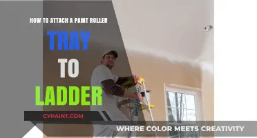 Attaching Paint Roller Trays: Ladder Setup Simplified