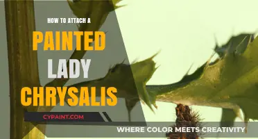Attaching Painted Lady Chrysalis: A Step-by-Step Guide for Successful Mounting
