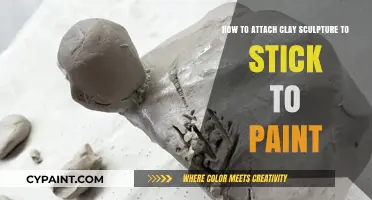 Attaching Clay Sculptures: Painting with Sticks