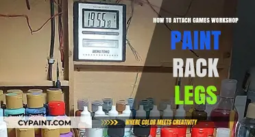 Attaching Games Workshop Paint Rack Legs: A Step-by-Step Guide