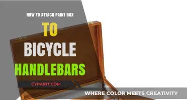 Easy DIY Guide: Attaching a Paint Box to Your Bike Handlebar