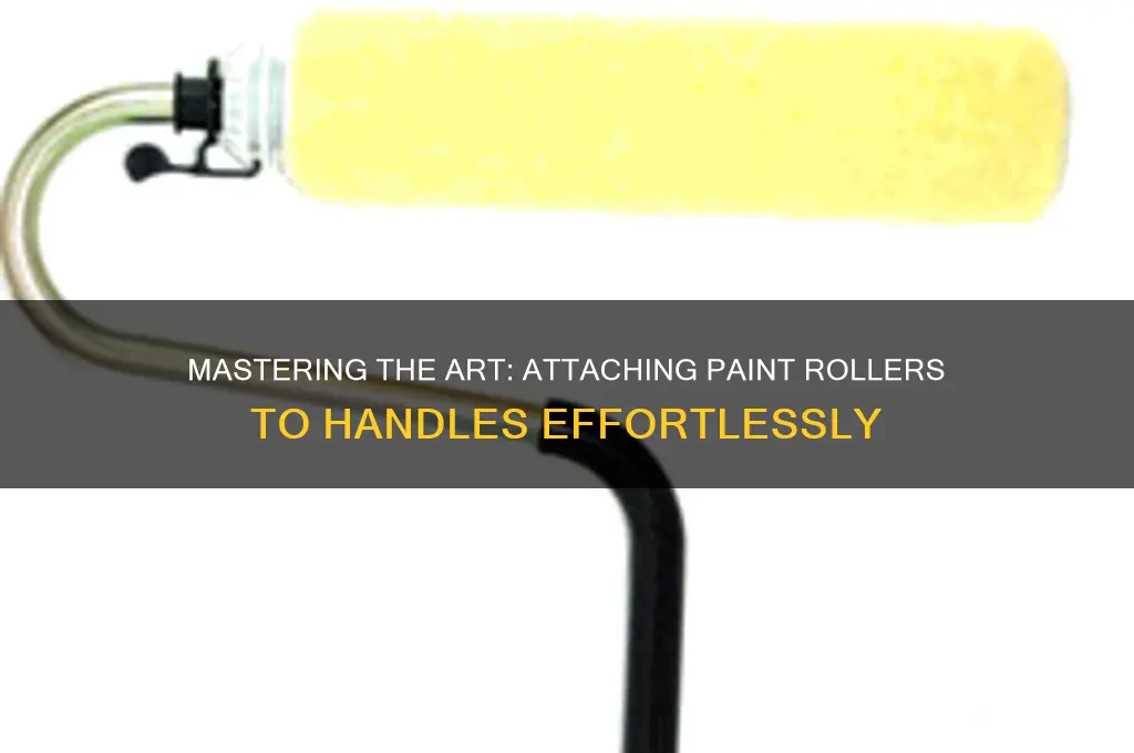 how to attach paint roller to handle